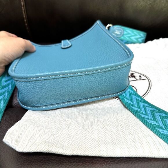 Hermes EVELYNE 16 Blue Jean Used Once - Picture 6 of 14